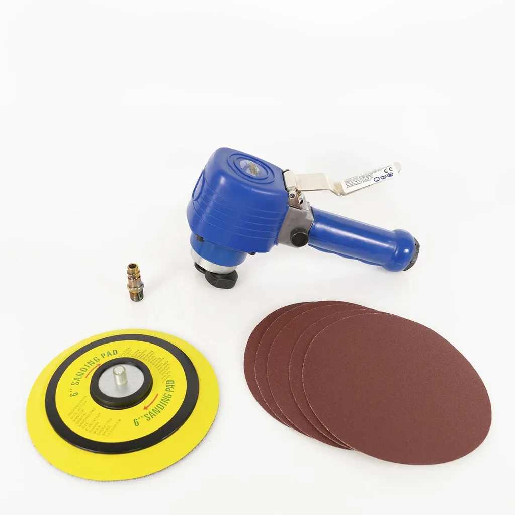 Pneumatic eccentric sander, 15 cm