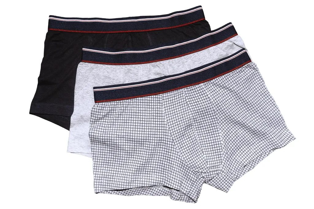 Retro shorts in a pack of 3, melange/plain/printed, size 2XL