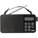 Portable radio with FM and DAB+ reception