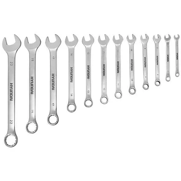 12-piece ring spanner set 6-22mm