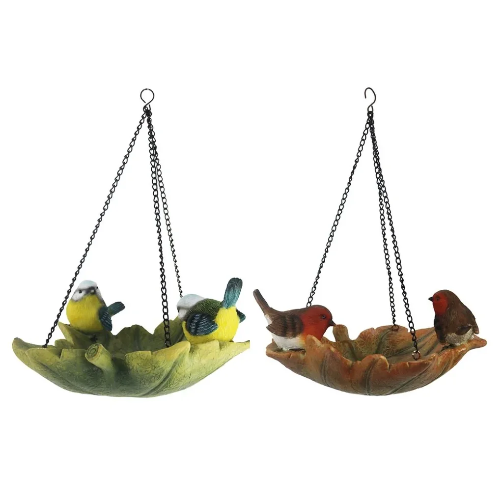 Bird feeder "leaf-shaped"