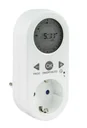 Digital timer with LCD display, IP20, white