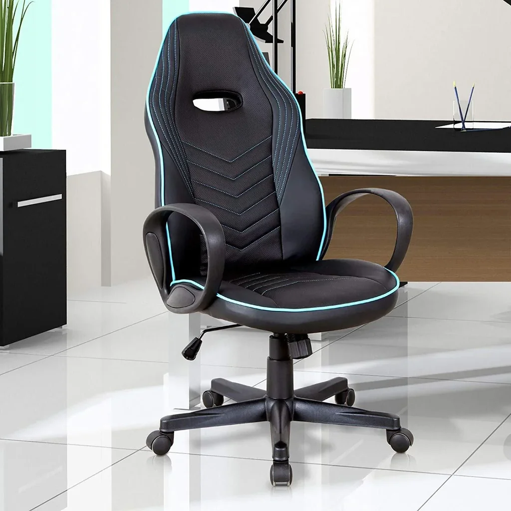 Gaming chair with rocking function
