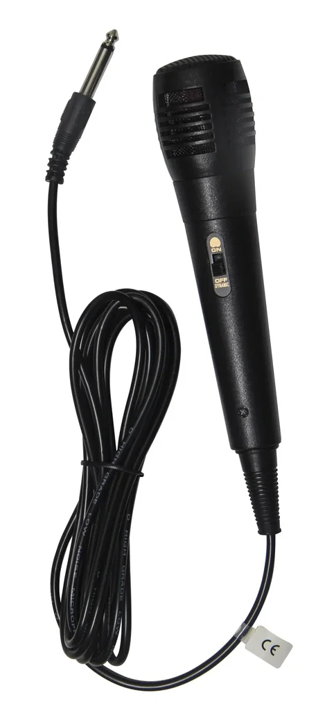 Portable speaker with LED light, karaoke microphone and Bluetooth