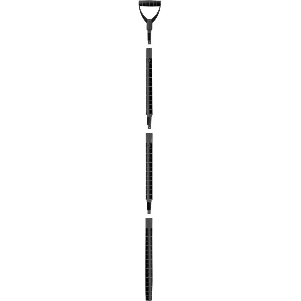 Tool handle with grip, 4-part