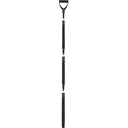 Tool handle with grip, 4-part