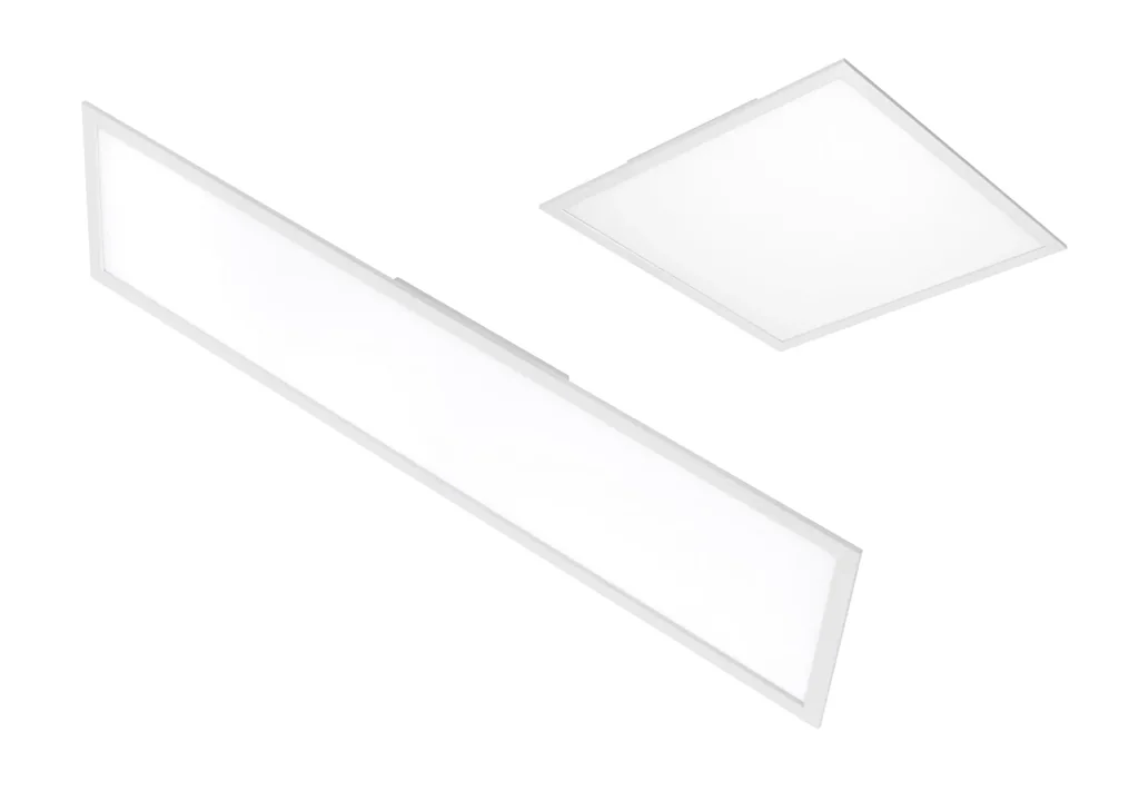 Ultra-flat LED panel, square, 59.5 cm, CCT, 36 watts, white
