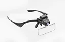 LED magnifying glasses with 5 magnification inserts