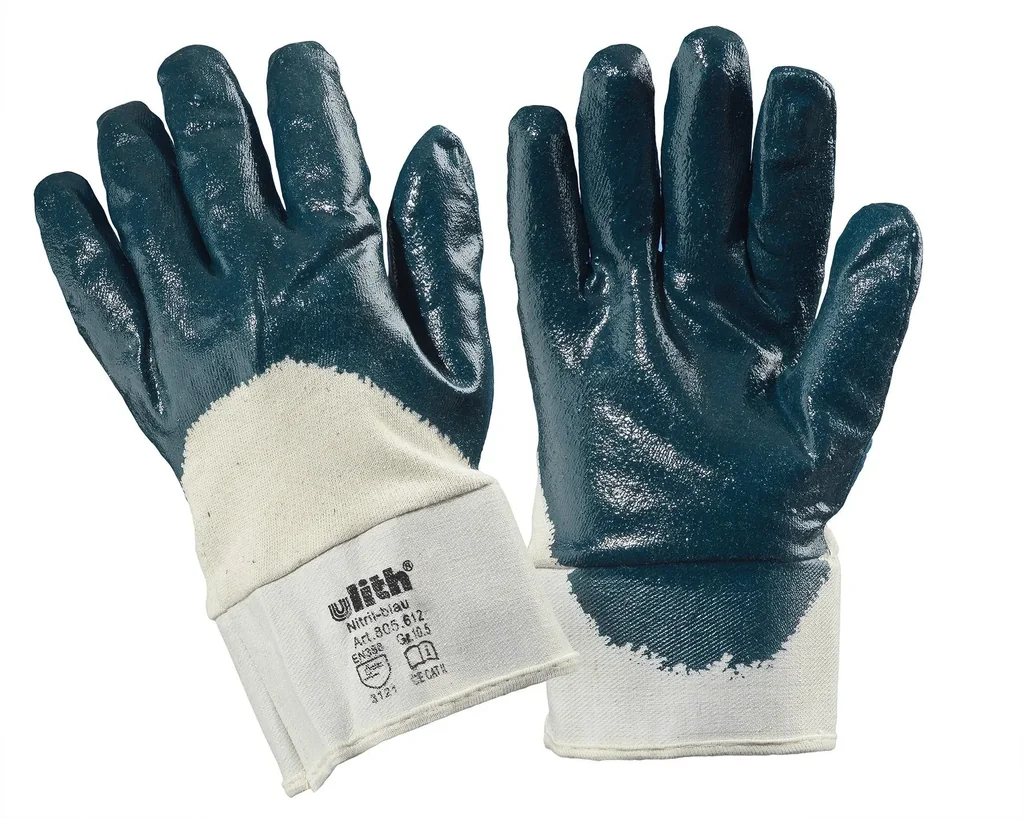 Nitrile work gloves size 10