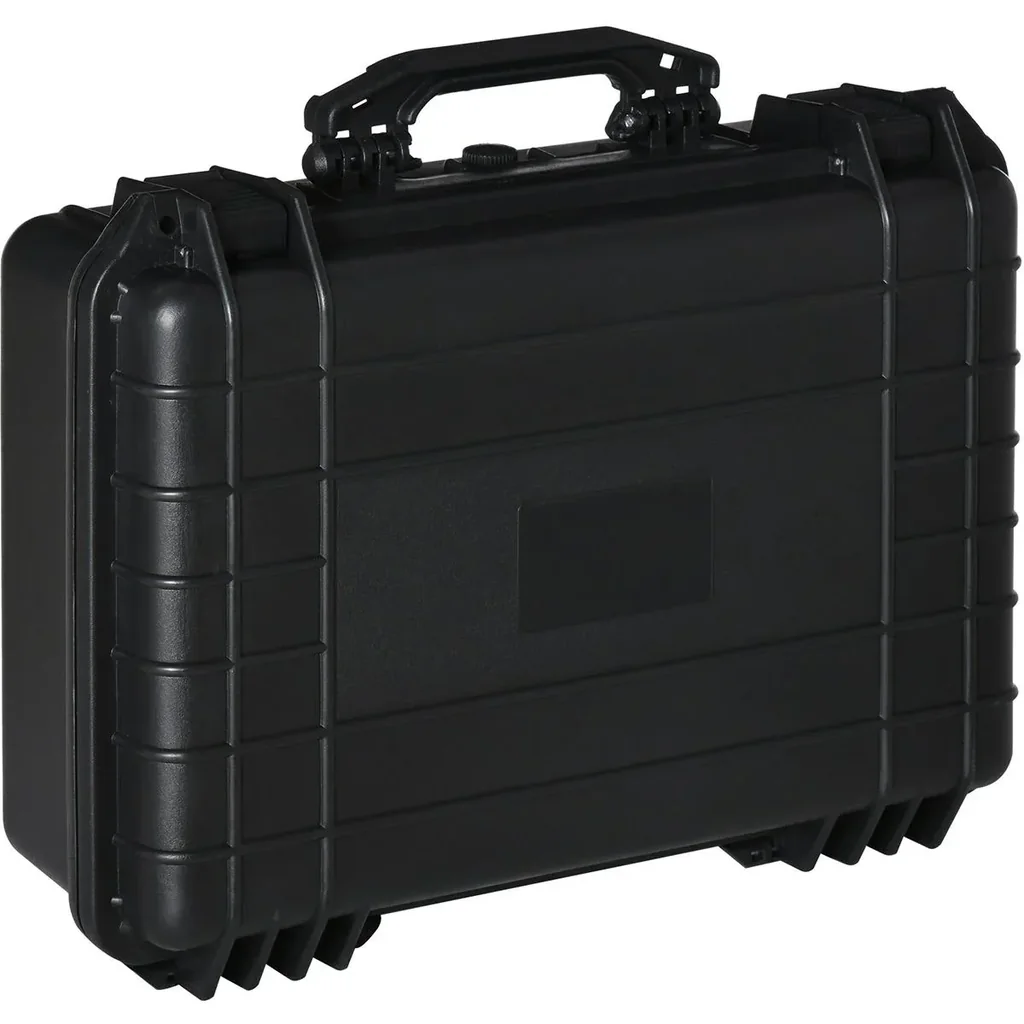 Empty tool case with tool box
