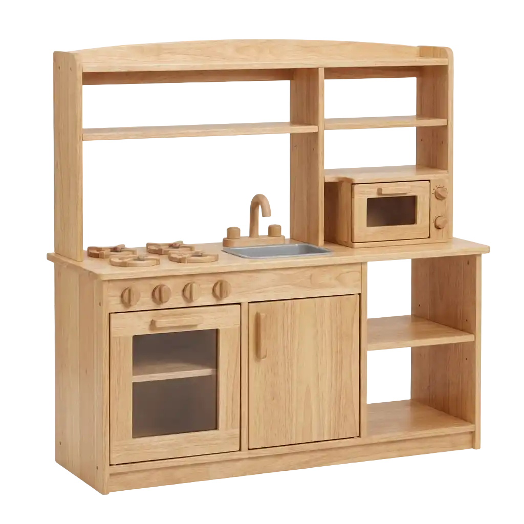 Image Cuisine en jouet en bois
