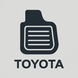 Image TOYOTA Gummifußmatten