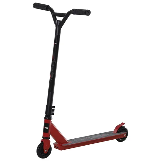 "Step PU wheels for children from 14 years, aluminum red image"