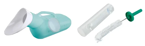 "Urinal bottle included. 3-piece cleaning kit. image"