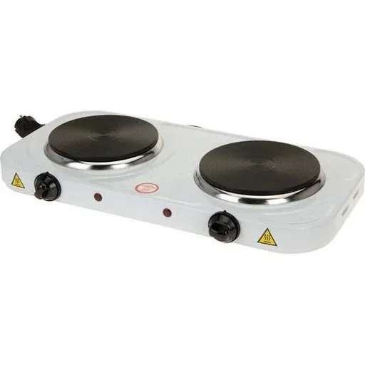 "Excellent Electrics Electric Stove - 2x 1000W - White image"