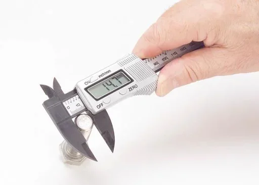 "Digital caliper 150 mm, mm and inch, 0.1 mm measuring range image"