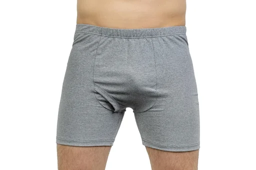 "Retro shorts, dark grey/melange, size 2XL image"