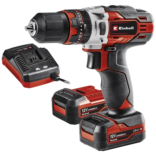"Cordless impact drill TE-CD 12/1 Li-i with charger and 2x 2AH batteries image"