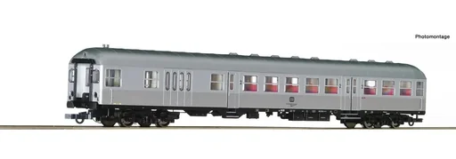"2nd class local control car with luggage compartment “Silberling”, type BDnrzf 740 of the Deutsche Bahn image"