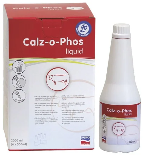 "Calz-o-Phos Liquid 500 ml, pack of 4 image"