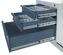 Mobile workbench / table trolley "EKO", 3 drawers, L1300xW600xH850mm