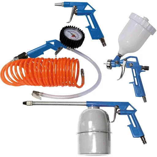 "Pneumatic tools 5-piece accessory set image"