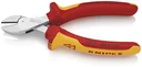 KNIPEX X-Cut compact diagonal cutters insulated with multi-component grips 160 mm