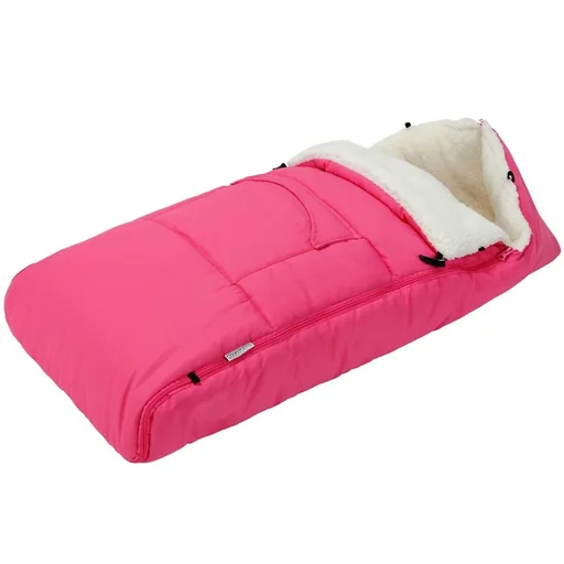 "Baby Carrier Footmuff Pink | Teddy | with Storage Bag image"