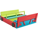 Car sandbox, colored