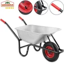 Wheelbarrow 100l - 250kg - load capacity with pneumatic wheels 40cm