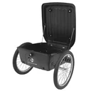 Luggage bike trailer, aluminum frame - black - 20