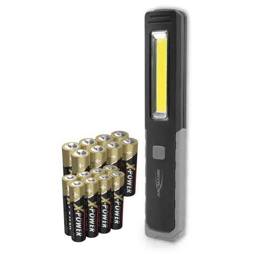 "Promotional pack with 8x Mignon and 8x Micro batteries + FREE LED work light image"