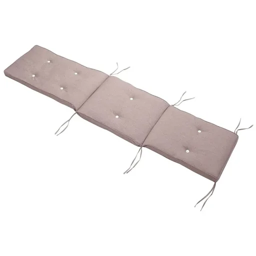 "Lounger cushion - cream sprinkled - 186x42x5 cm image"