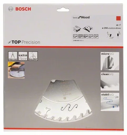 "Circular saw blade "Top Precision Best for Wood", 250 x 30 x 3.2 mm image"