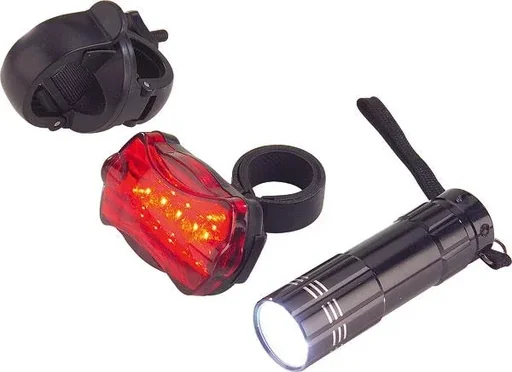 "LED light set with 3 frame mounts image"