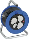 3-way cable reel with USB for indoor use, 15m
