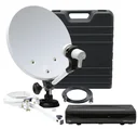 HDTV SAT camping satellite system DB 6 S HD (HD receiver, 35cm dish, single LNB, cable, various brackets)