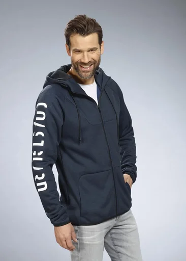 "Hooded sweatshirt, navy, size M image"