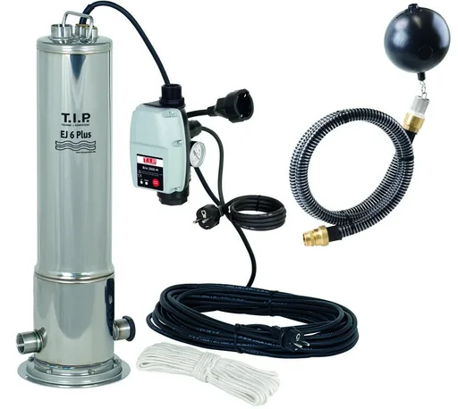 "EJ 6 Plus submersible cistern pressure pump with connection accessories and electric pump control, flow rate up to 6,300 l/h. image"