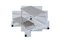Assembly step 2 steps aluminum ladder