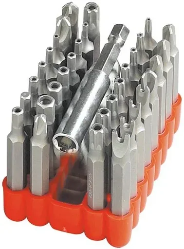 "Electrical repair bit set 33 pieces with 50 mm shaft image"