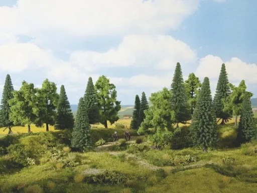 "Mixed forest, 16 pieces, 4 - 10 cm high image"
