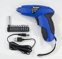 Cordless screwdriver 3.6 volts with USB connection