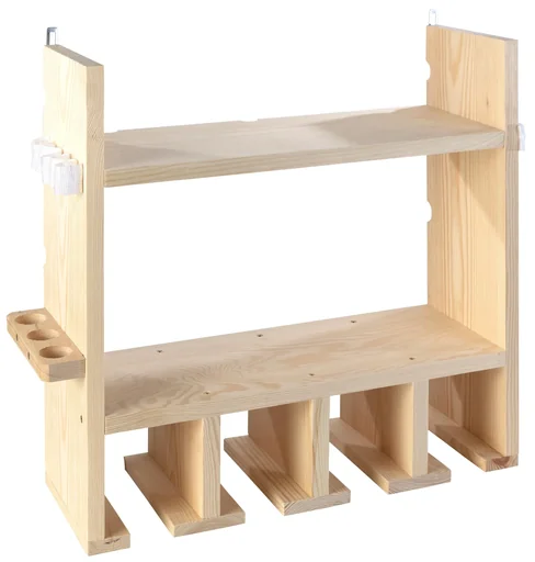 "Universal wooden wall shelf image"