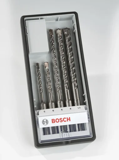 "SDS-Plus drill bit set 5-piece 5 - 10 mm image"