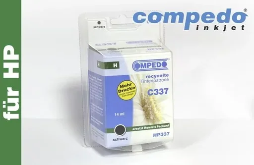 "Printer cartridge for HP 337 black image"