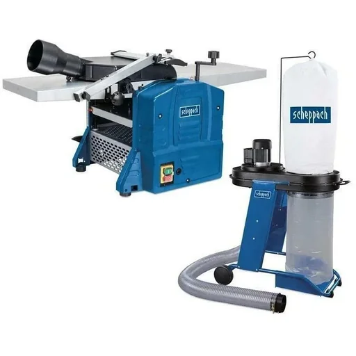 "HMS1080 planer and thicknesser + HD12 dust extraction system - 230V | 1500W image"
