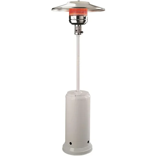 "Soleado Patio Heater - Powder-Coated Steel - White - THG14000 image"