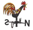 Weather vane made of plastic, colorful