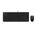 Wired keyboard and mouse set DC 2000 black